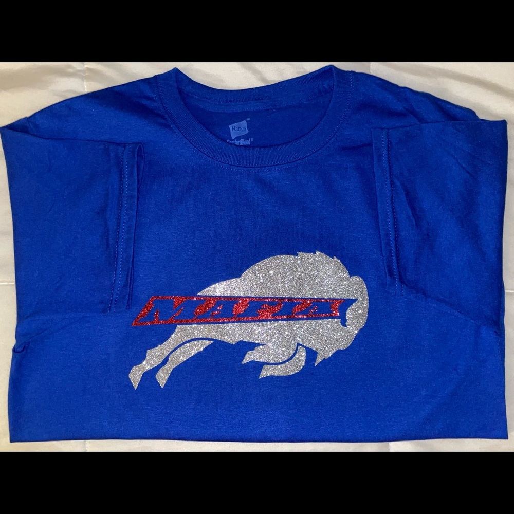 Buffalo Bills glitter t shirt - Picture 1 of 1